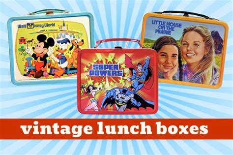 vintage metal tin box picture of little girl|40+ fun vintage lunch boxes that are seriously iconic.